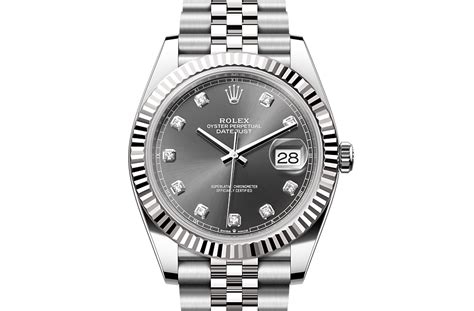 rolex datejust oyster steel and white gold